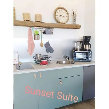 Sunset Right On The *